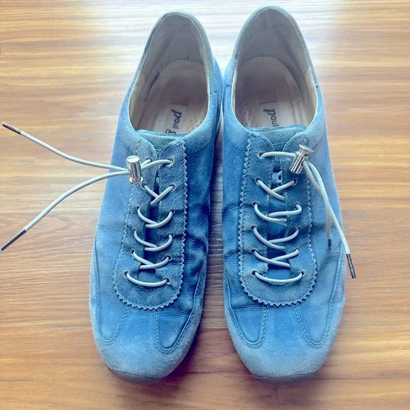 Paul Green | Shoes | Paul Green Logan Blue Suede Slip On  display picture 1